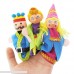 Baidecor Royal Family Finger Puppets Set of 6 B017N4RLNE